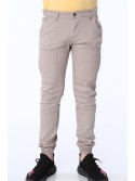 Beige boys\' trousers with elastic bands NDZ105 - Online store - Boutique